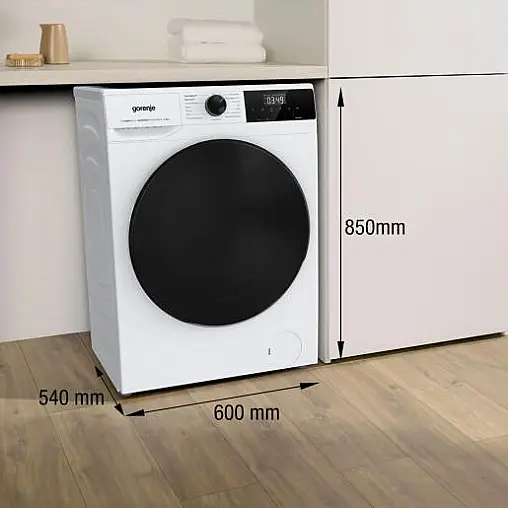 Gorenje Waschmaschine WNHAI84APS/DE 8 kg, Kl. A, Dampf, Inverter
