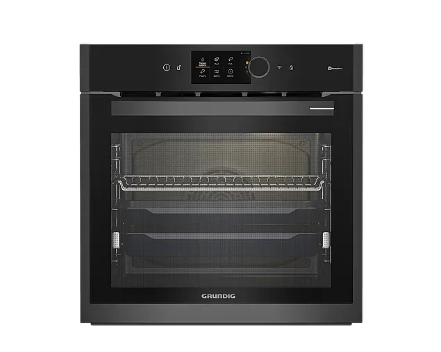 Grundig Einbau-Backofen GEBM19600DXHI A+ Teleskopauszug 14 Heizarten