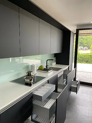 SieMatic SLC smartlack schwarz  softmatt Grifflos