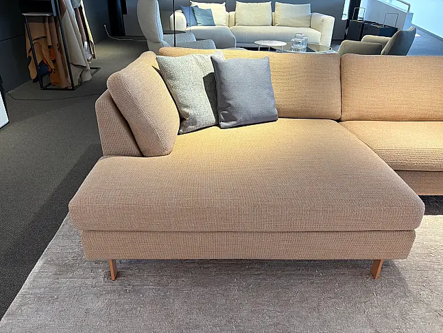 Polstersofa mit Liegeelement / Visko
