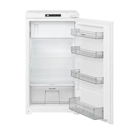 Sharp Einbau-Kühlschrank SJ-LD140E0XS-EU, 139 L, Schlepptür, LED