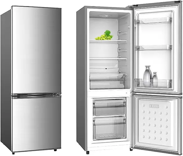 PKM Kühl-/Gefrierkombination KHKG173IXC Inox, 173 L, Kl. C