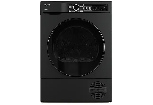 Vestel Wärmepumpentrockner TD 86301 DX, 8 kg, Kl. D, Dark Inox