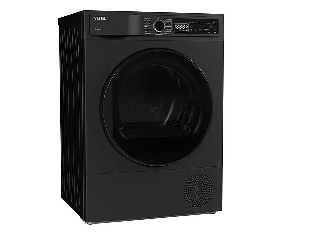 Vestel Wärmepumpentrockner TD 86301 DX, 8 kg, Kl. D, Dark Inox