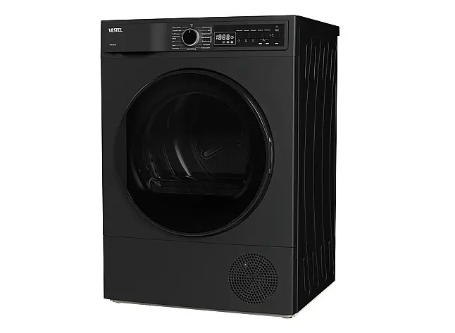 Vestel Wärmepumpentrockner TD 86301 DX, 8 kg, Kl. D, Dark Inox