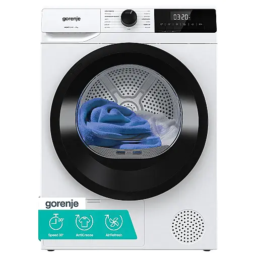 Gorenje Wärmepumpentrockner 7 kg D2HNE7D – 15 Programme, LED-Display