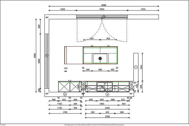 Ein beeindruckendes Küchendesign, das begeistert – stilvoll, funktional und bis ins Detail durchdacht!
