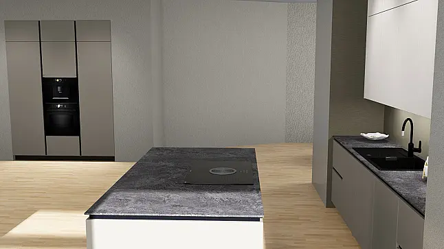 Design pur mit Bora und Kaffevollautomat - Luxury