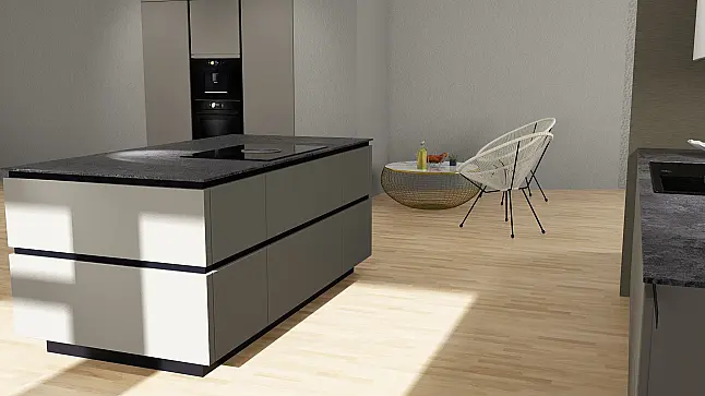 Design pur mit Bora und Kaffevollautomat - Luxury