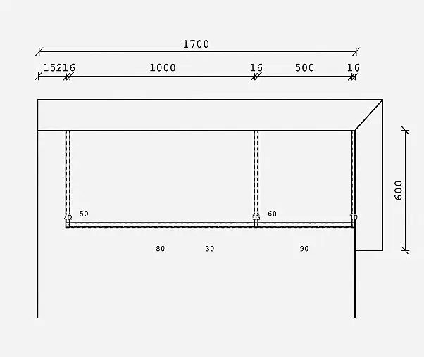 Sideboard mit TIP ON