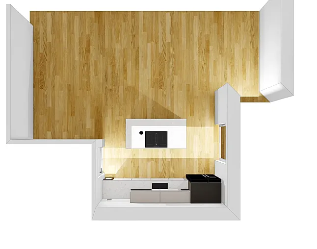 Grifflose Küche Schuller Sand Matt - Thumbnail 6