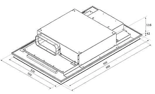 Airforce Deckenlüfter 90 cm - F 207 TLC WH