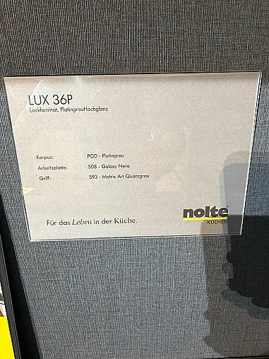 NOLTE Platingrau- Hochglanz