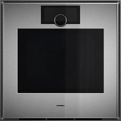 Gaggenau Serie Expressive Backofen 60 x 60 cm Türanschlag: links, Edelstahl hinter Rauchglas