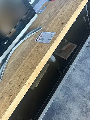 Wohnkombination in Eiche Rustico hell geölt