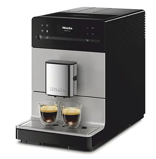 Leiser Kaffeevollautomat in Silber