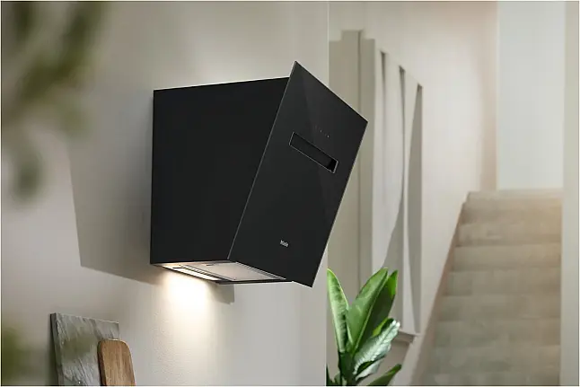 Miele DAH 1650 Active Kopffrei-Dunstabzugshaube obsidianschwarz / B