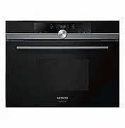 Siemens StudioLine CD834GAB0 Siemens Serie iQ700, Dampfgarer, 60 x 45 cm,Schwarz, Edelstahl
