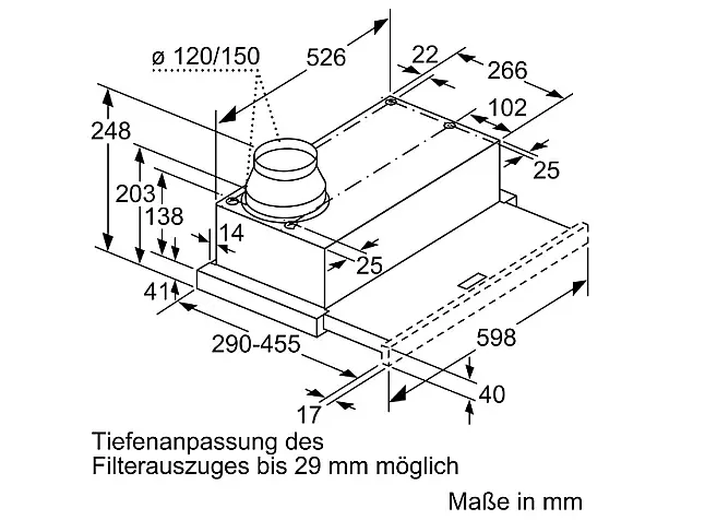 Constructa Flachschirmhaube CD30645