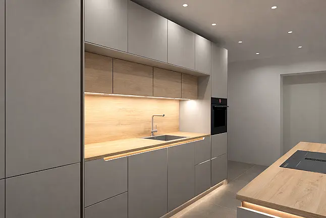 Neue Designer-Küche mit Premium-Ausstattung &amp; Bosch Einbaugeräten