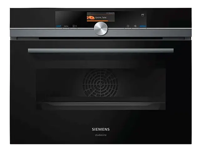Siemens CS858GRB7 Kompakt-Dampfbackofen Schwarz