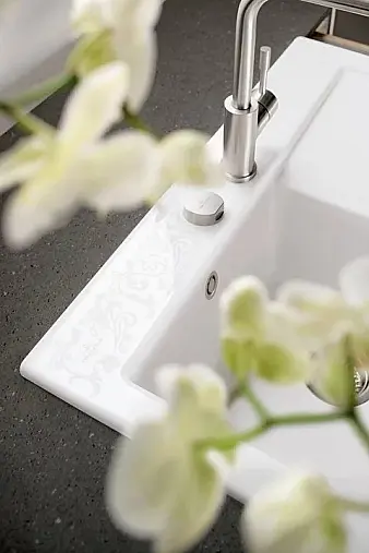 V &amp; B unverbaute Keramikspüle Subway 45 | Stone white matt | Originalverpackung