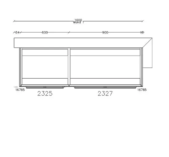 Exklusive Garderobe mit fantastischer LED-Beleuchtung und Regalen in Farbe Schwarz