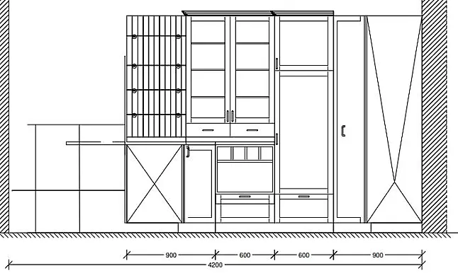 Küche im Landhausstil mit besonderer Sitzecke