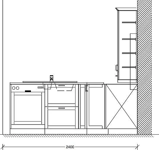 Küche im Landhausstil mit besonderer Sitzecke
