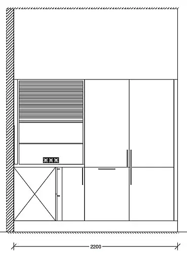 Hauswirtschaftsraum in Betonoptik