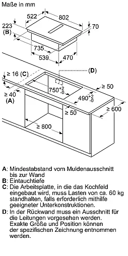 Bosch Serie 6 Kochfeld mit Dunstabzug sofort Verfügbar!