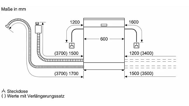 Serie 6 Vollintegrierter Geschirrspüler 60 cm XXL