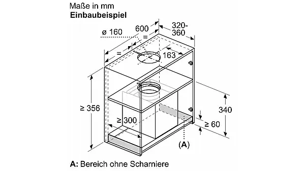 Siemens iQ500 Integrierte Designhaube