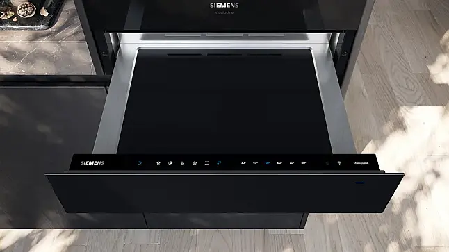 iQ700 Wärmeschublade 60 x 14 cm Schwarz, Edelstahl