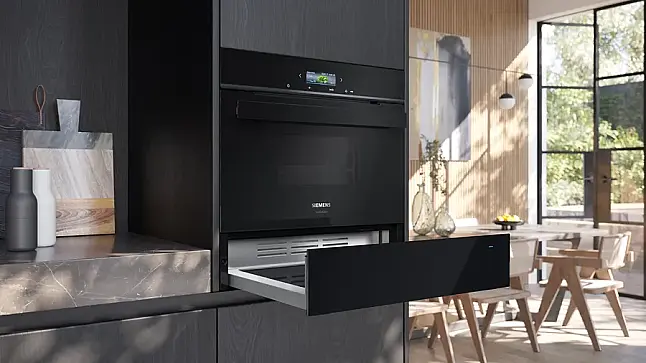iQ700 Wärmeschublade 60 x 14 cm Schwarz, Edelstahl