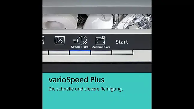 Siemens iQ300, Vollintegrierter Geschirrspüler, 60 cm