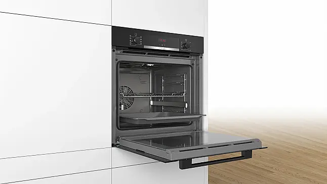 Serie 4 Einbau-Backofen 60 x 60 cm Schwarz