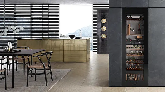 Einbau-Weintemperierschrank mit FlexiFrame KWT 6722 iGS