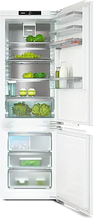Einbau-Kühl-Gefrierkombination mit dem individuellen Komfort dank FlexiLight 2.0, Freeze&amp;Cool, NoFrost und MyIce.