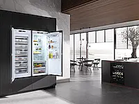 Einbau-Gefrierschrank mit NoFrost und sechs Gefrierschubladen für maximalen Komfort.