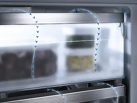 Einbau-Kühl-Gefrierkombination mit dem individuellen Komfort dank FlexiLight 2.0, Freeze&amp;Cool, NoFrost und MyIce.