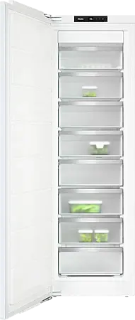 Einbau-Gefrierschrank mit NoFrost und acht Gefrierschubladen für hohen Komfort.