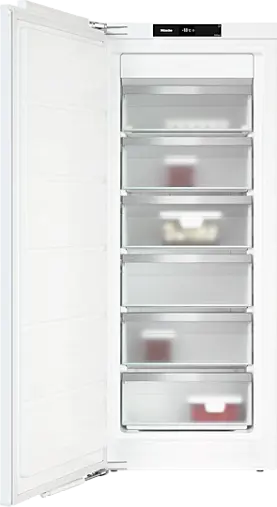 Einbau-Gefrierschrank mit NoFrost und sechs Gefrierschubladen für maximalen Komfort.