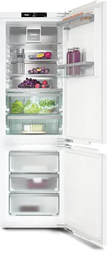 Einbau-Kühl-Gefrierkombination mit PerfectFresh Active, DynaCool und NoFrost für optimales Einlagern. von Miele