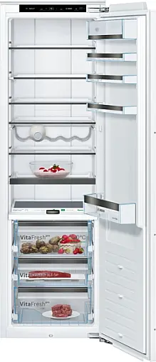 Serie 8 Einbau-Kühlschrank Flachscharnier mit Softeinzug