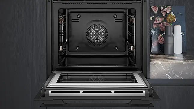 iQ700 Einbau-Backofen mit Mikrowellenfunktion 60 x 60 cm Schwarz, Edelstahl