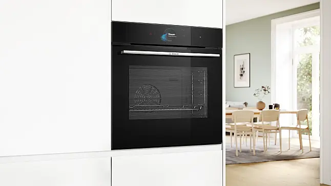 Serie 8 Einbau-Dampfbackofen 60 x 60 cm Schwarz