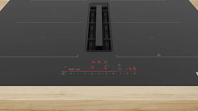 Bosch PVQ711H26E Serie 6 Induktionskochfeld mit integriertem Belüftungssystem 70 cm
