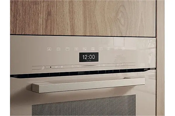 Backofen mit Mikrowelle pearlbeige