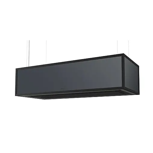 berbel Skyline Frame BIH 120 SKF 1050243 Deckenlifthaube aus schwarzem Glas